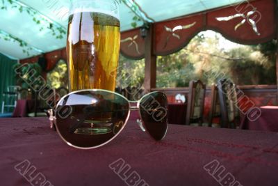 spectacles and beer