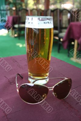 spectacles and beer