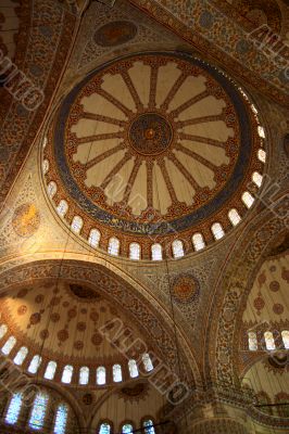 cupola of mosque with tile