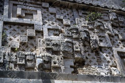 Mayan frieze, Uxmal