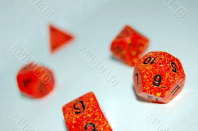 rolled dice