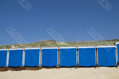 Blue little Beach-houses