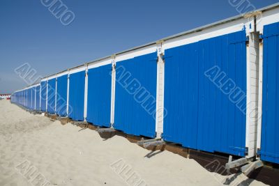 Blue little Beach-houses