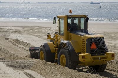 Bulldozer at work