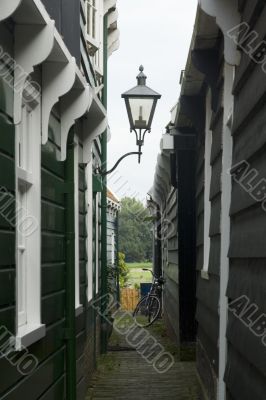 Lantern in traditional village