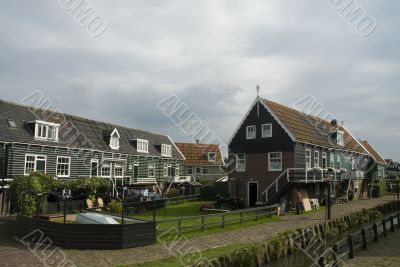 traditional Dutch village