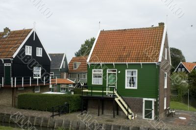 Typical Dutch village