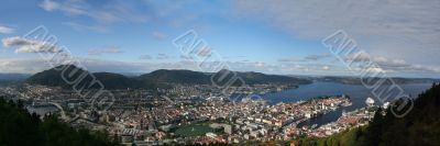 Bergen from above