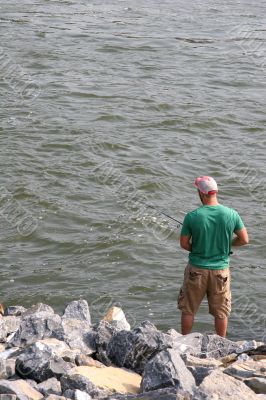 Man Fishing