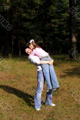 mother and daughter