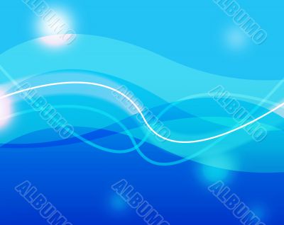 Abstraction with blue lines