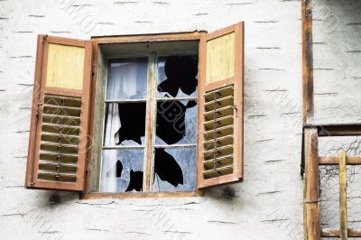 broken window