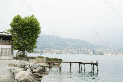 pier in lake Garda