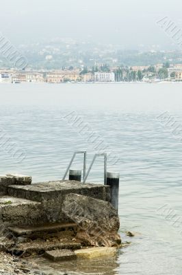 pier in lake Garda