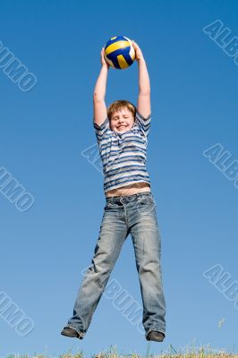boy with ball