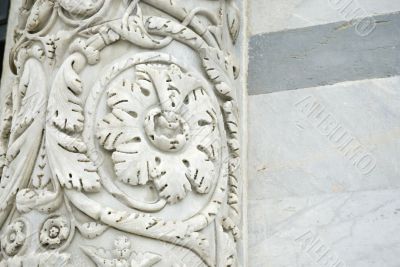 detail baptistery