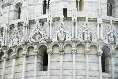 Pisa - detail baptistery outdoor