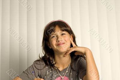 Teenager Smiling