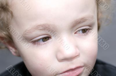 Close-Up of Child`s Face