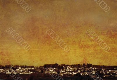 old-fashioned landscape