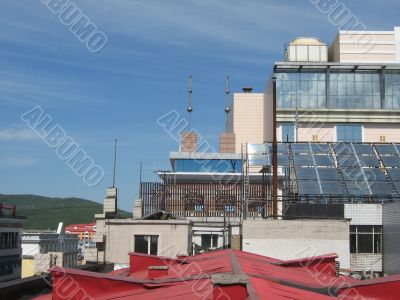 Roof in Sungfungha with sun battery