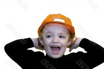 Orange hat