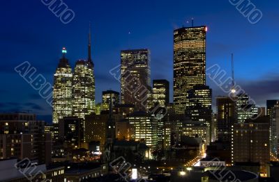Downtown office towers