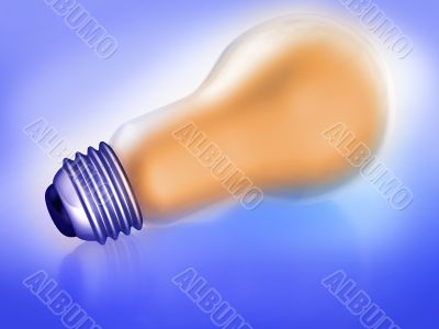 light bulb 3d