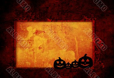 Halloween abstract Background frame