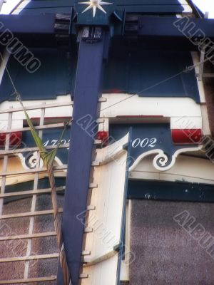 close up wind mill