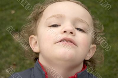 Nose of Young Boy