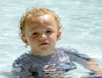 Boy in Pool
