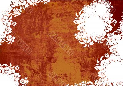 floral style backgrounds frame