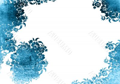 floral style backgrounds frame