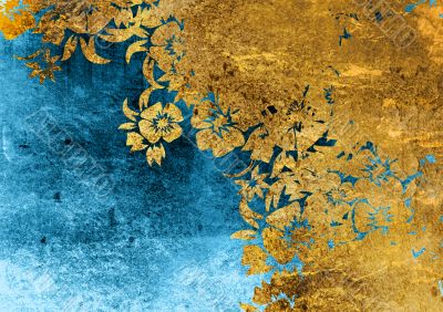 floral style backgrounds frame