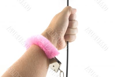 pink handcuffs
