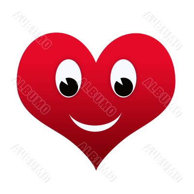 Red heart illustartion