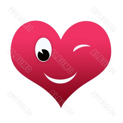 Red heart illustartion