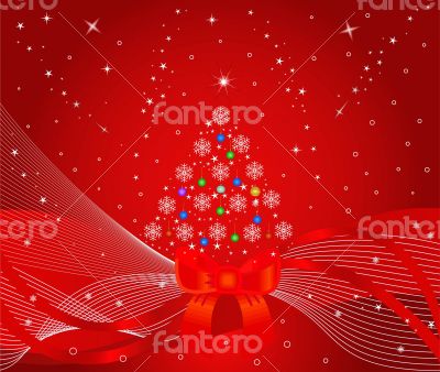 Christmas tree - vector