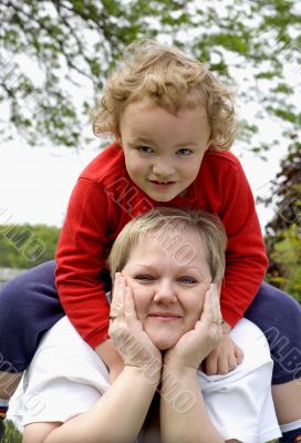 Sitting On Mother