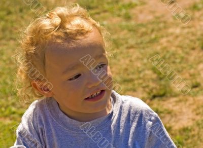 Boy Looking