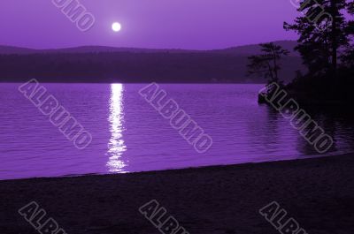 violet sunset