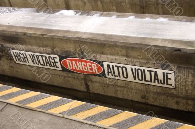 Hig Voltage Sign