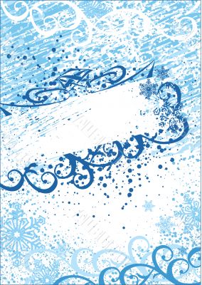 grunge christmas frame & background