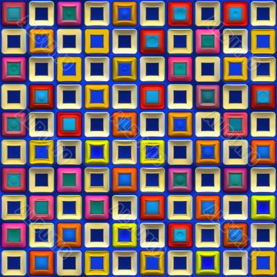 Bright and colorful tiles