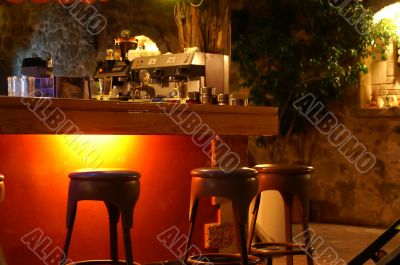 Romantic cafe