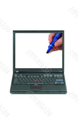 Laptop user