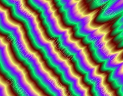Multi Colored Waves