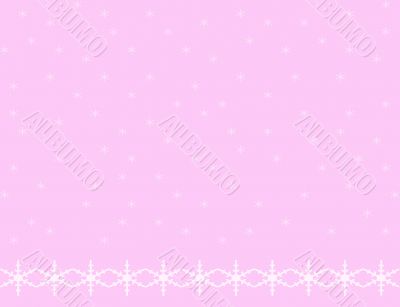 Snowflake Background Pink