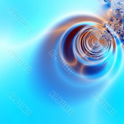 Blue ripples